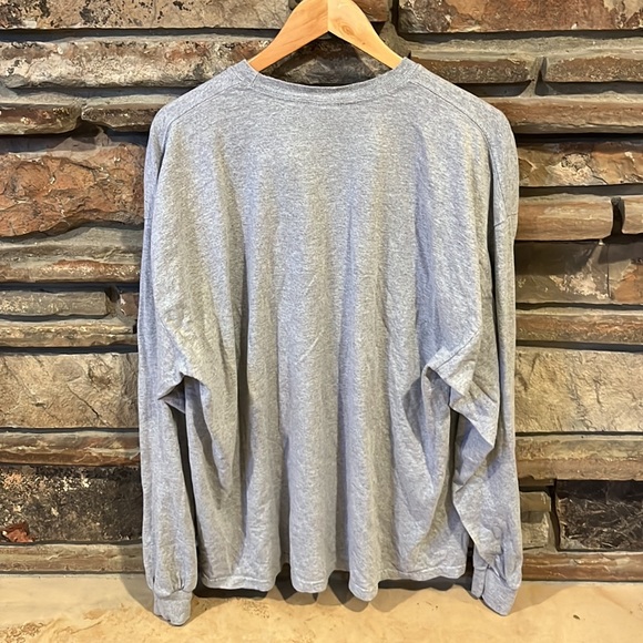 Vintage I Hiked the Grand Canyon Heather Grey Cotton Long Sleeve Tee - Picture 7 of 7